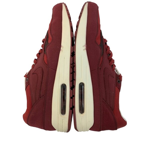 Vintage 2011 Nike Air Max 1 Tonal Pack Team Red Size US 10 308866-601 7313 - Picture 9 of 10